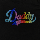 100% Cotton - Rhinestone "Daddy" tee - T-Shirt